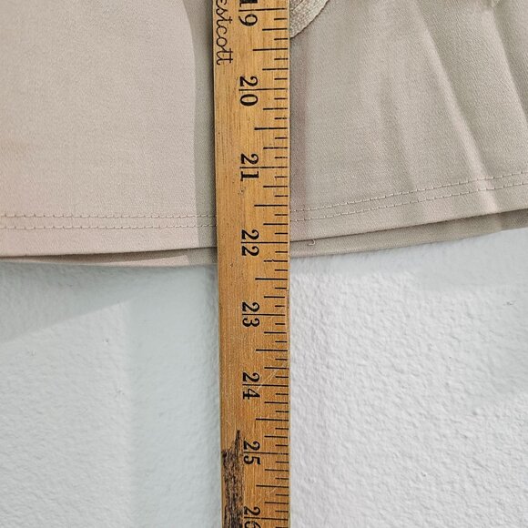 American Sz 3X Floral Rosette Appliqués Ecru Skirt Pockets Romantic Party Fairy - Picture 7 of 9